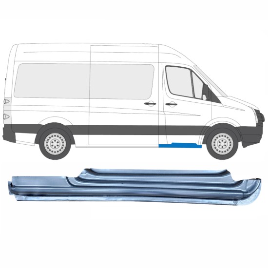 Pannello di riparazione davanzale della porta anteriore per Volkswagen Crafter 2005-2017 / Destra 13970