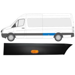 Modanatura laterale parafango posteriore con lampada per Volkswagen Crafter 2005-2017 / Sinistra / Set 13994