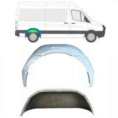 Pannello di riparazione arco ruota posteriore interno per Volkswagen Crafter 2005-2017 / Destra / Set 14321