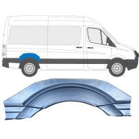 Pannello di riparazione parafango posteriore per Volkswagen Crafter 2005-2017 / Sinistra = Destra (simmetrico) 13748