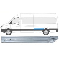 Pannello di riparazione parafango posteriore per Volkswagen Crafter 2005-2017 / Sinistra 14334