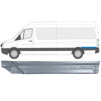 Pannello di riparazione parafango posteriore per Volkswagen Crafter 2005-2017 / Sinistra 14333