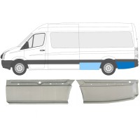 Pannello di riparazione parafango posteriore per Volkswagen Crafter 2005-2017 / Sinistra / Set 14127