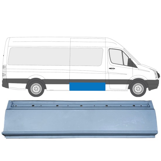Pannello di riparazione laterale per Volkswagen Crafter 2005-2017 / Destra 13959