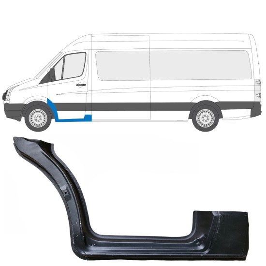 Pannello di riparazione davanzale della porta anteriore per Volkswagen Crafter 2005-2017 / Sinistra 13449