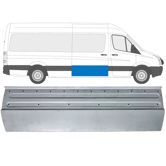 Pannello di riparazione porta scorrevole per Volkswagen Crafter 2005-2017 / Destra 14315