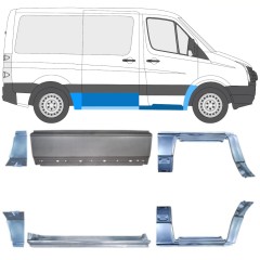 Set di pannelli di riparazione per Volkswagen Crafter 2005-2017 / Sinistra+Destra / 15594