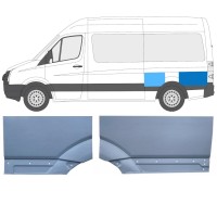 Pannello di riparazione parafango posteriore per Volkswagen Crafter 2005-2017 / Sinistra / Set 15517