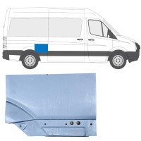 Pannello di riparazione parafango posteriore per Volkswagen Crafter 2005-2017 / Destra 14199