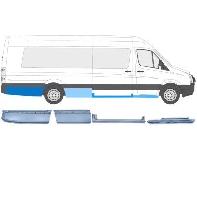 Set di pannelli di riparazione per Volkswagen Crafter 2005-2017 / Destra / 14506