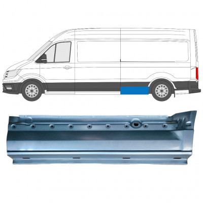 Pannello di riparazione parafango posteriore per Volkswagen Crafter 2017- / Sinistra 11599