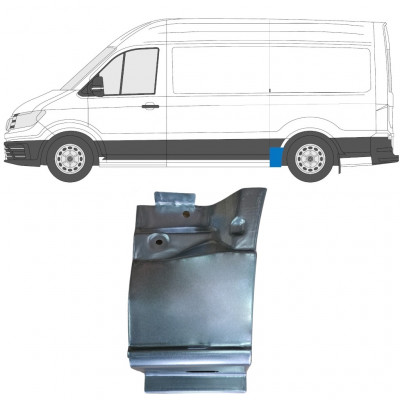Pannello di riparazione parafango posteriore per Volkswagen Crafter 2017- / Sinistra 11602