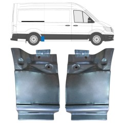 Pannello di riparazione parafango posteriore per Volkswagen Crafter 2017- / Sinistra+Destra / Set 11603