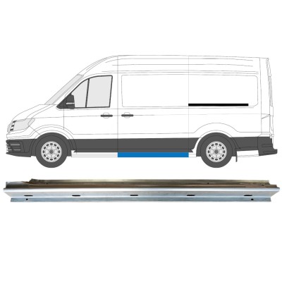 Pannello di riparazione sottoporta porta scorrevole per Volkswagen Crafter 2017- / Sinistra 15059