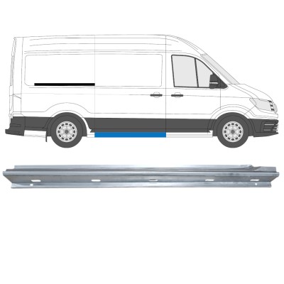 Pannello di riparazione sottoporta porta scorrevole per Volkswagen Crafter 2017- / Destra 14626
