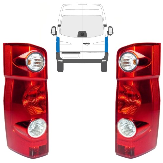 Fanale posteriore per Volkswagen Crafter 2005-2017 / Sinistra+Destra / Set 15574