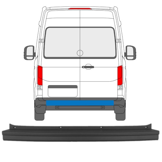 Paraurti posteriore per MAN TGE 2016- 15223