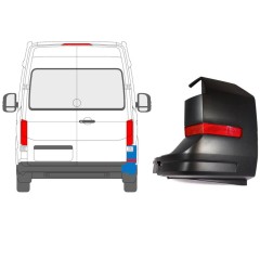 Angolo paraurti con catarifrangente per Volkswagen Crafter 2017- / Destra / Set 9991