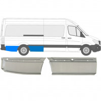 Pannello di riparazione parafango posteriore per Mercedes Sprinter 2006-2018 / Destra / Set 10515
