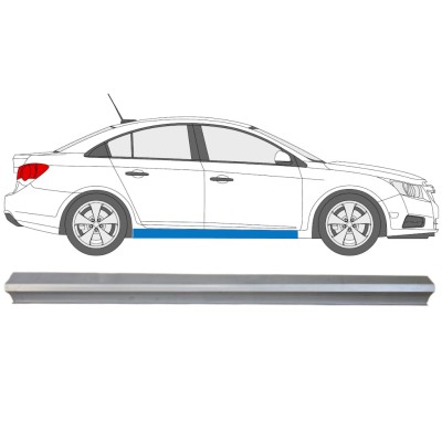 Pannello di riparazione sottoporta inferiore per Chevrolet Cruze 2009-2014 / Destra 15101