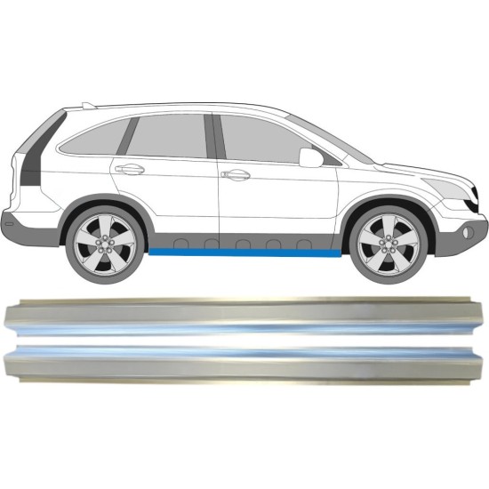 Pannello di riparazione sottoporta lamiera per Honda CR-V 2006-2011 / Sinistra+Destra / Set 14771