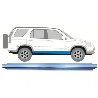 Pannello di riparazione sottoporta lamiera per Honda CR-V 2001-2006 / Sinistra = Destra (simmetrico) 9321