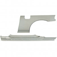 Lamiera di riparazione completo sottoporta e parafango posteriore per Honda Civic Del Sol 1992-1998 / Sinistra / Set 11144