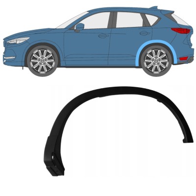Modanatura laterale parafango posteriore per Mazda CX-5 2017- / Sinistra 12808
