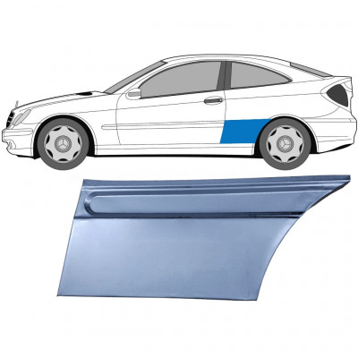 Pannello di riparazione parafango posteriore per Mercedes CL-Class 203 2000-2008 / Sinistra 6782