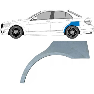 Pannello di riparazione parafango posteriore per Mercedes C-Class W204 2007-2014 / Sinistra 5356