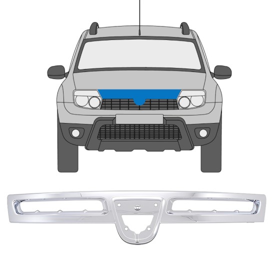 Modanatura della griglia per Dacia Duster 2010-2012 16217