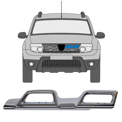 Modanatura della griglia per Dacia Duster 2013-2017 / Sinistra 16221