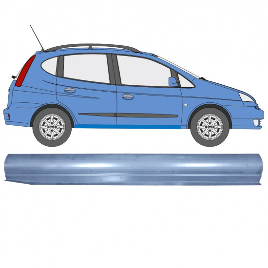 Pannello di riparazione sottoporta lamiera per Daewoo Tacuma 2000-2004 / Destra 9037