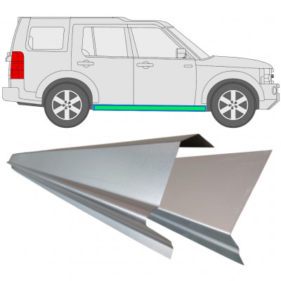 Pannello di riparazione sottoporta interno ed esterno per Land Rover Discovery 2004-2009 / Sinistra = Destra (simmetrico) / Set 10938