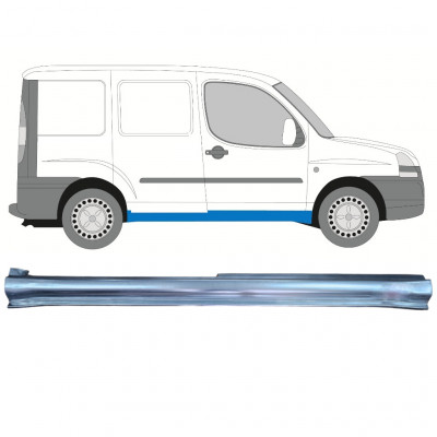 Sottoporta Lamiera Completo per Fiat Doblo 2001-2010 / Destra 11466