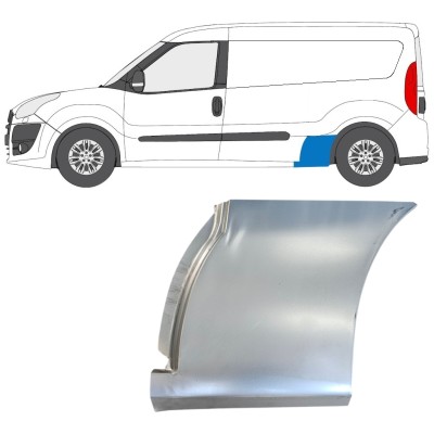 Pannello di riparazione parafango posteriore per Fiat Doblo 2010-2022 / Sinistra 14991