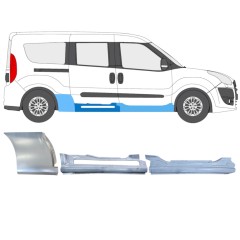 Set di pannelli di riparazione per Opel Combo D 2011-2018 / Destra / 15560