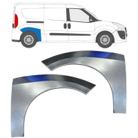 Pannello di riparazione parafango posteriore per Opel Combo D 2011-2018 / Sinistra+Destra / Set 15562