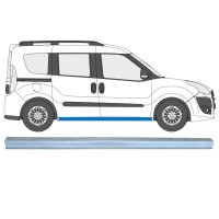 Pannello di riparazione sottoporta lamiera per Fiat Doblo 2010-2022 / Sinistra = Destra (simmetrico) 15357