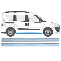 Pannello di riparazione sottoporta lamiera per Opel Combo D 2011-2018 / Sinistra+Destra / Set 15363