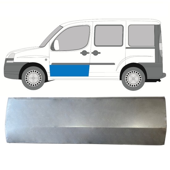 Pannello di riparazione porta anteriore per Fiat Doblo 2001-2010 / Sinistra 14619