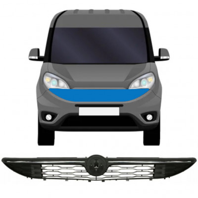 Griglia cromata per Fiat Doblo 2010-2022 7504