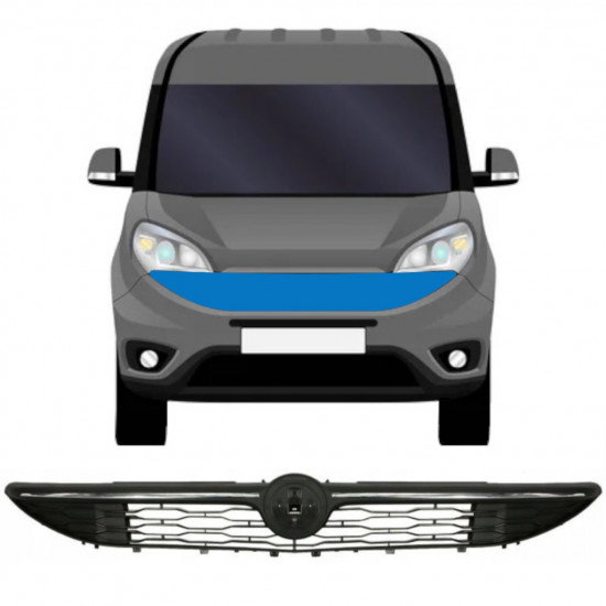 Griglia cromata per Fiat Doblo 2010-2022 7504