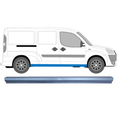 Pannello di riparazione sottoporta lamiera per Fiat Doblo 2001-2010 / Sinistra = Destra (simmetrico) 5455