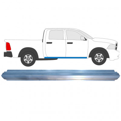 Pannello di riparazione sottoporta lamiera per Dodge RAM 2008-2013 / Sinistra = Destra (simmetrico) 7710