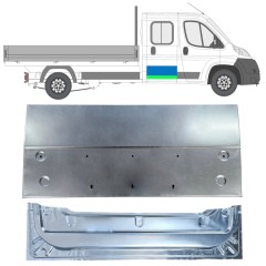 Lamiera di riparazione interno ed esterno porta posteriore per Peugeot Boxer 2006-2026 / Sinistra = Destra (simmetrico) 16397