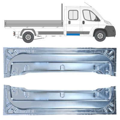 Pannello di riparazione porta posteriore interno per Fiat Ducato 2006-2026 / Sinistra+Destra / Set 16387