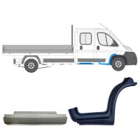 Set di pannelli di riparazione per Fiat Ducato 2006-2025 / Destra / 14796