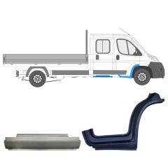Set di pannelli di riparazione per Fiat Ducato 2006-2025 / Destra / 14796
