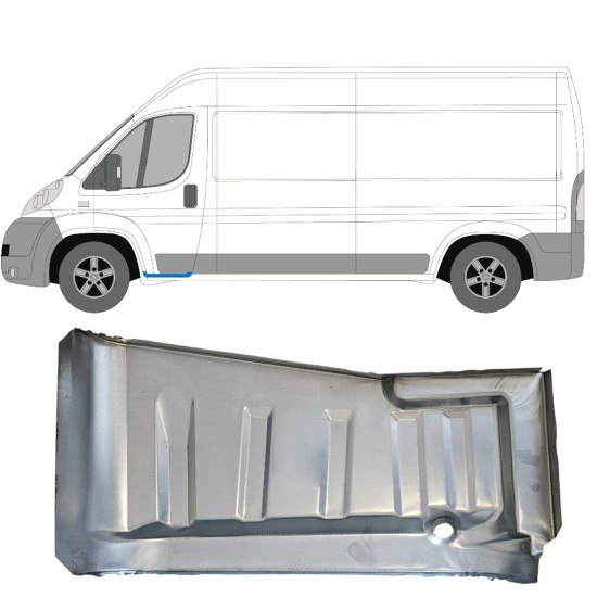 Lamierato riparazione gradino per Citroen Jumper 2006-2025 / Sinistra 15394